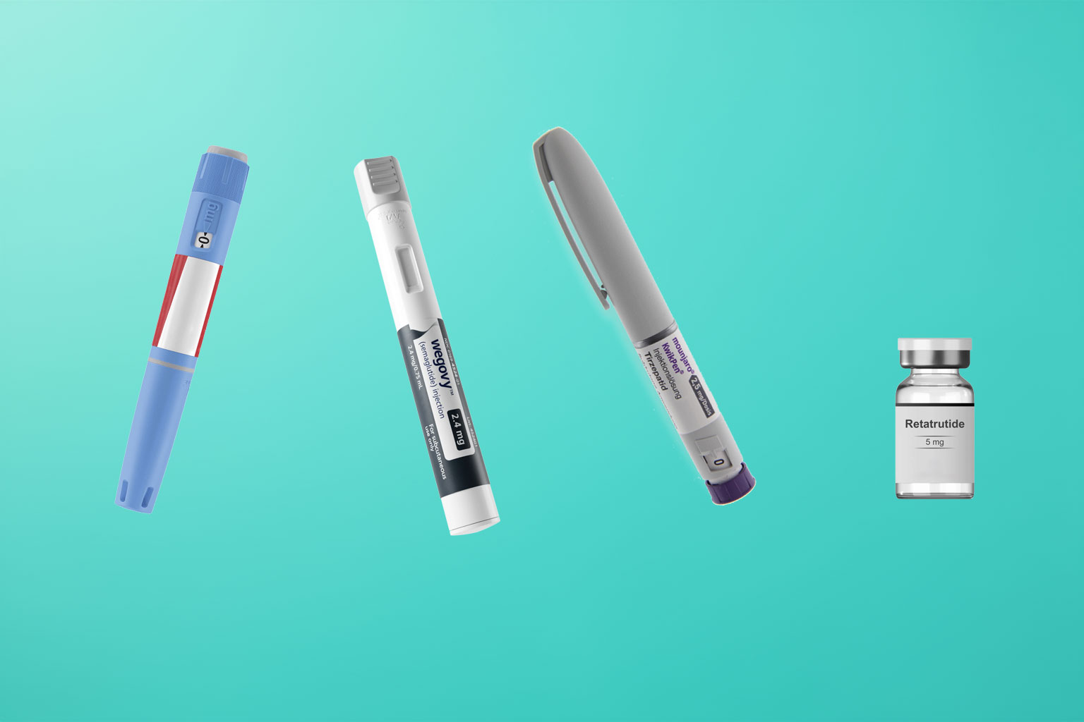 Abnehmspritzen Vergleich 2026 - Ozempic, Wegovy & Mounjaro