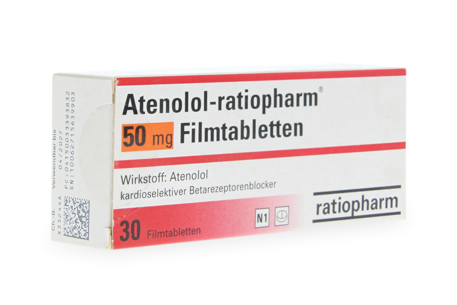 Atenolol - Rezeptpflichtige Medikamente online bestellen